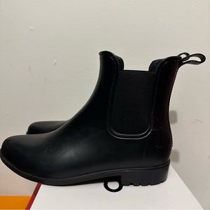 Women's Chelsea Rain Boots - A New Day™ Black boots Size 9 Used